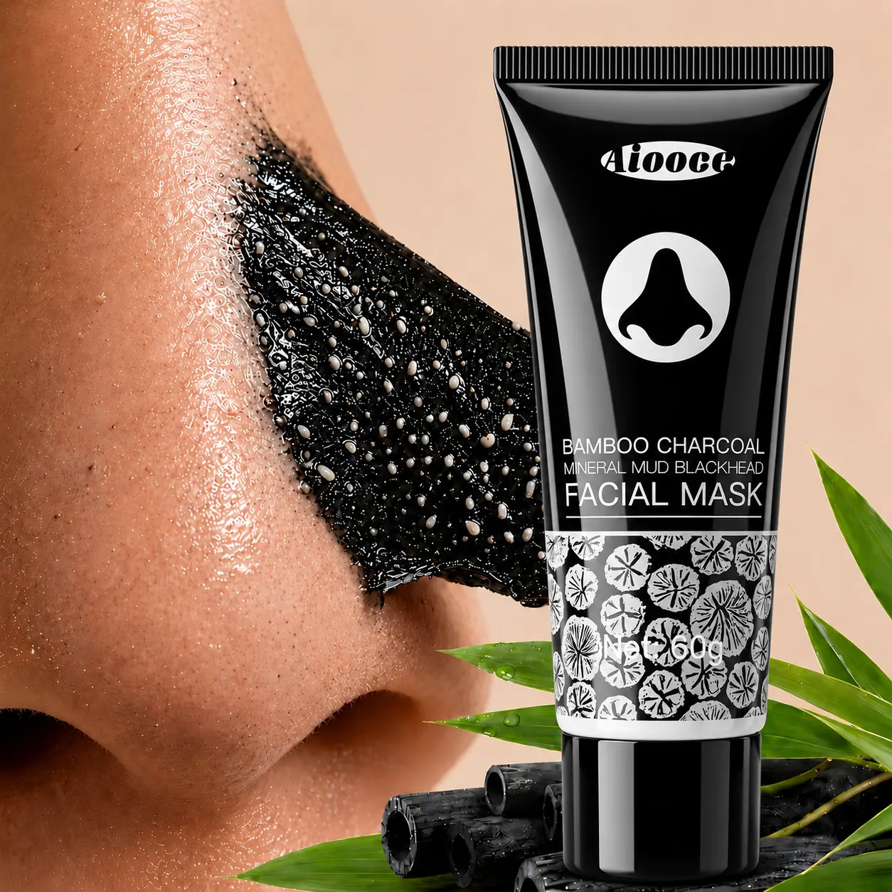 Blackhead Removal Peeling Mask Floating Face Mask Bamboo Charcoal Deep Pore Cleansing for Face & Nose 60ml Gentle Exfoliation Flawless Clear Comfort Facial Daily Skin Repair mothersdaygift Summer Vibes