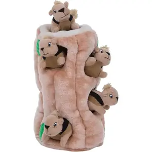 Hide A Squirrel Plush Dog Toy Puzzle, XL