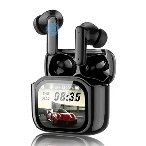 Bluetooth 5.4 Earphones,ANC Noise Cancelling,Hi-Fi Stereo,LED Touch Screen,Wireless Earphones,Suitable for Office,Sports,Study and Audio Calls,Wireless In-Ear Earbuds