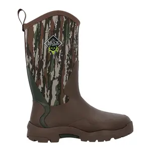 Muck Boot Mens Bone Collector Pathfinder Camouflage Round Toe Pull On Casual Boots Knee High - Brown
