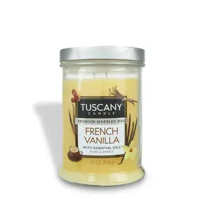 French Vanilla Long-Lasting Scented Jar Candle (18 oz)