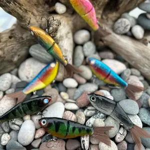 5inch custom painted wee shad glidebait