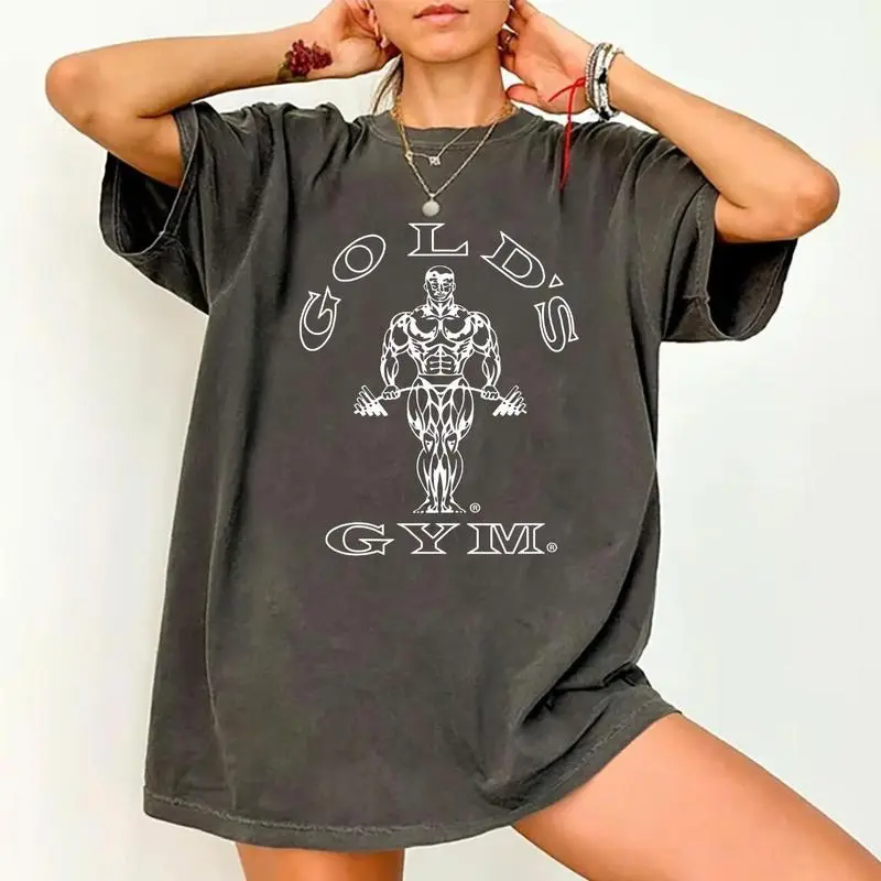 vintage golds gym tshirt - TikTok Shop