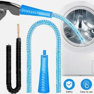 Dryer Vent Cleaner Kit, Vacuum Attachment Hose, Lint Remover Cleaning Brush for Household Vacuum Accessories Sets