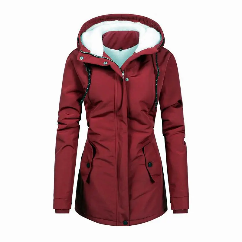 Boys' Windproof Coat, Long Sleeve Fleece-Lined Street Style Jacket for Elegant Commuting and Winter Wear, Urban Look, Multi-Size, Cold Resistant, None, Xxl, Full Length Coat, Urban Pattern