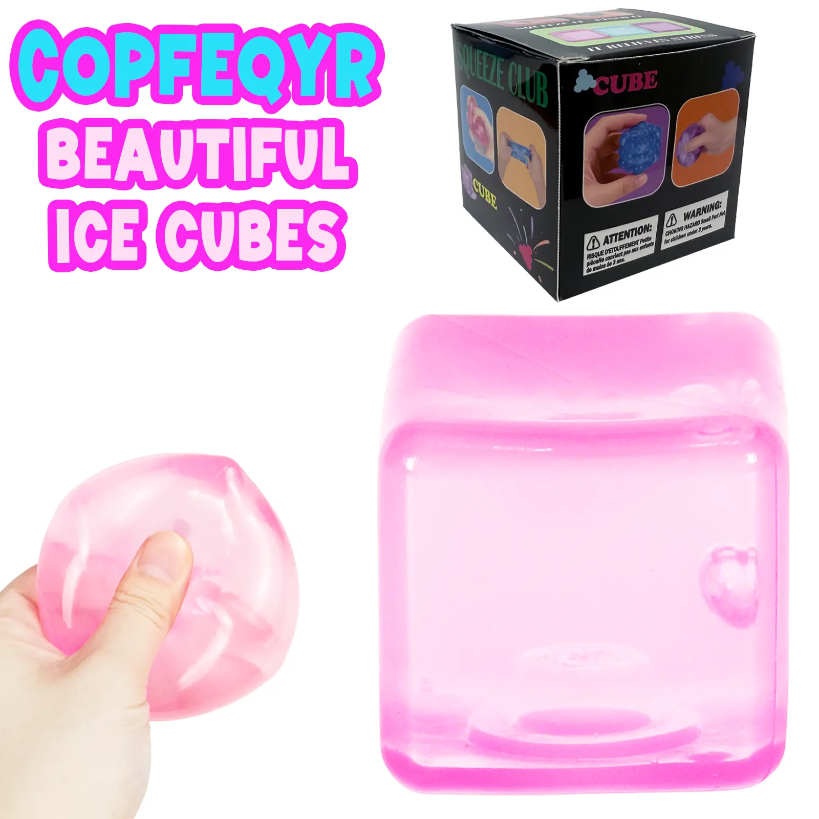 1.96in Pink Wonder Waves Texture Berg Teenie Fidget Toy - Sensory Friendly Stress Relief Toy for Kids, Boosts Fine Motor Skills, Ideal for Calm Corner Emotional Regulation