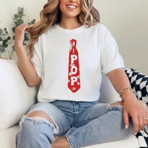 Pop Tie T-Shirt, Kiss All The Time Disco Occasionally Harry Album Merch Tour Concert Y2K 90s Youth