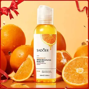 100ml Vitamin C Coconut Moisturizing Body Oil, Deep Moisturizing Skin Vitamins Lifting Body Moisturizer, Hydrate and Comfort Skin Solutions, Skincare Gifts