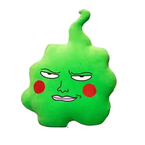 Anime Mob Psycho 100 Figure Plush Doll Kawaii Mobu Saiko Hyaku Green Dimple Plush Toy Soft Stuffed Throw Pillow Christmas Gifts