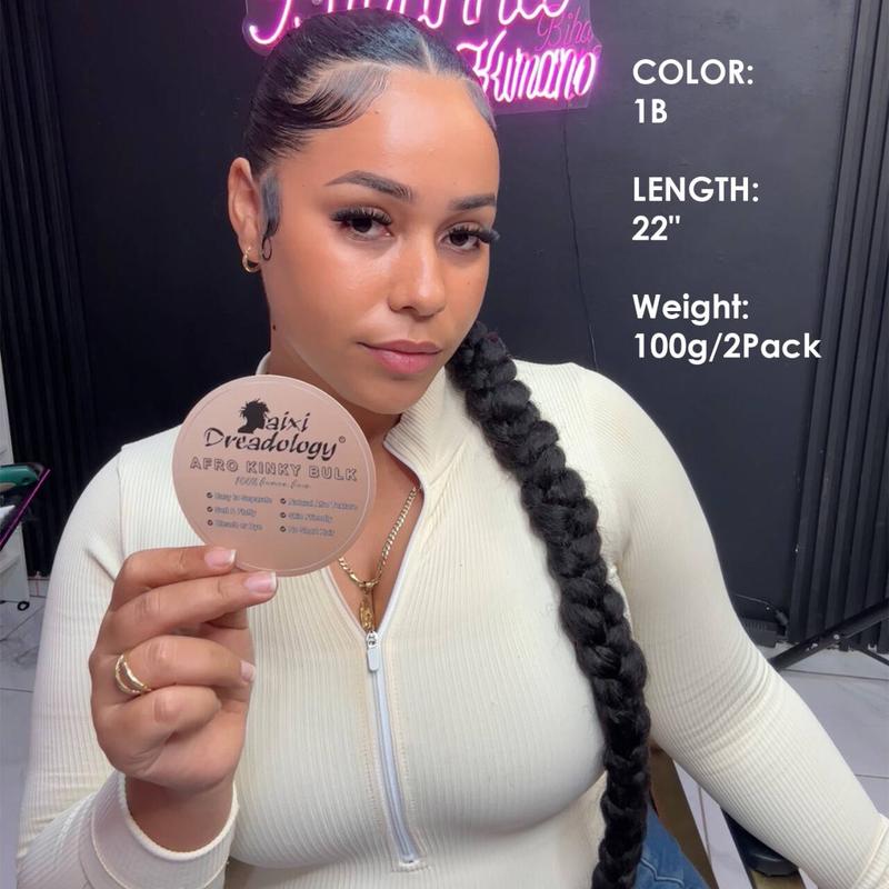 Pre Stretched Braiding Hair for Braids Twists Soft Human Hair Kinky Straight Texture 100% Virgin Hair Extensions