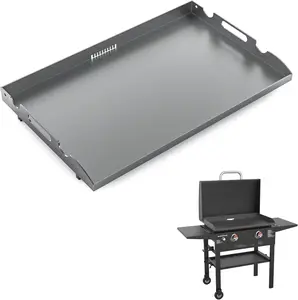 New Upgrade 28 Inch Griddle Replacement Top for Blackstone 28" Flat Top Grill 1803 1924 1883 1853, Gas Griddle Replacement Parts Top with Rear Grease System for Most Blackstone 28" Flat Top Grill