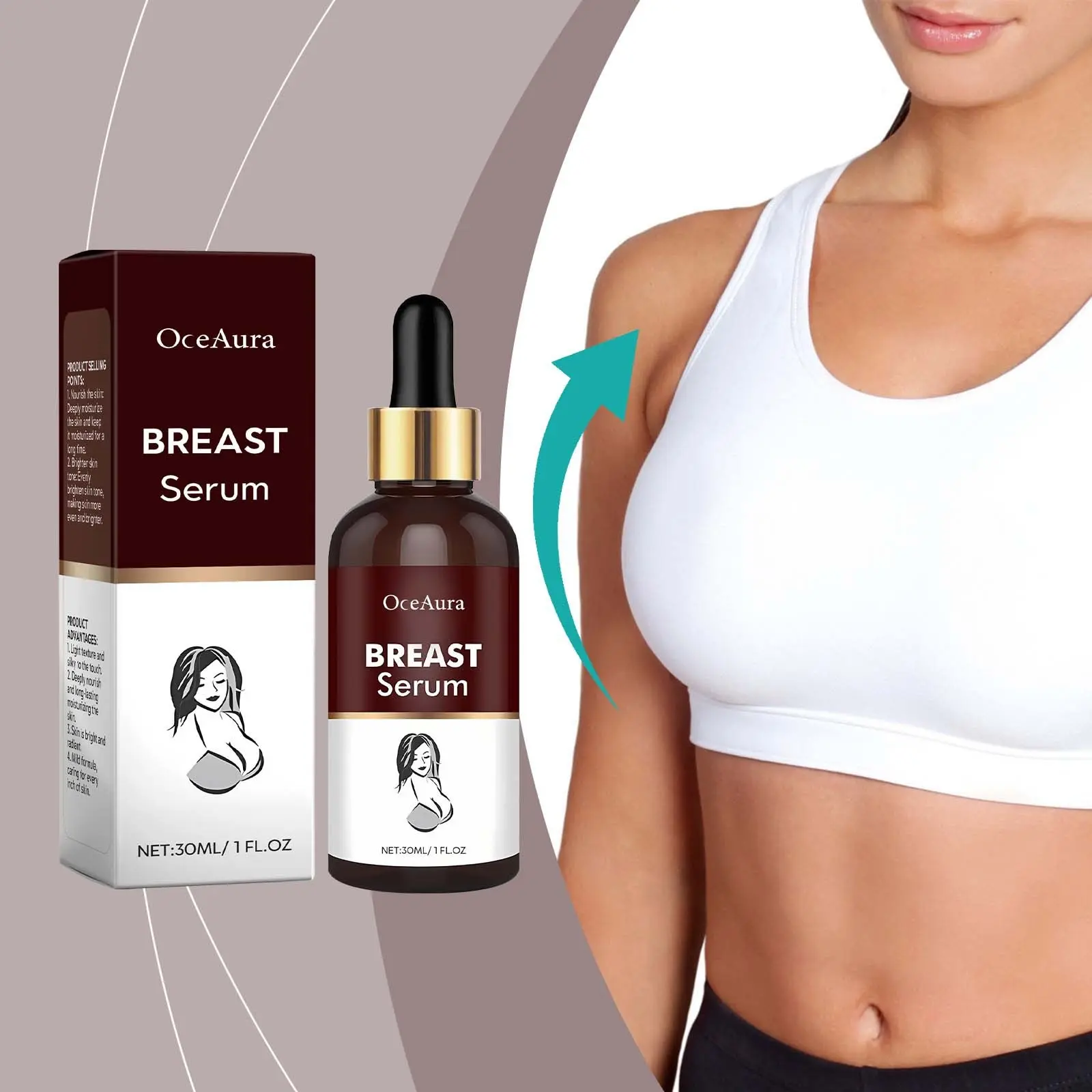 Breast Enlargement Serum Women Plumping Firming Lifting Prevent Sagging Chest Enhancer Boobs Bigger Improve Elasticity Sexy Body Care