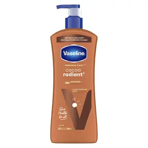 Vaseline Intensive Care Body Lotion Cocoa Radiant for Women Dry Skin, 20.3 Oz Unilever  Moisturizer