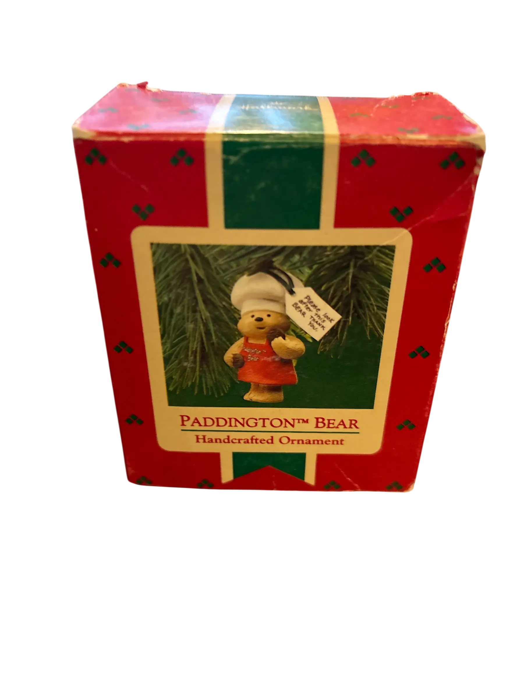 Hallmark Paddington Bear 1987 Keepsake Ornament