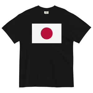 Japan Flag T-Shirt | Unisex Premium Heavyweight Tee | National Emblem & Patriotic Apparel