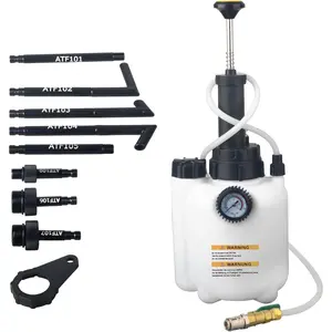 3L Manual Transmission Fluid ransfer Pump, Oil Filling Filler System Fluid Pump Tool for Automatic Transmission with Adapters