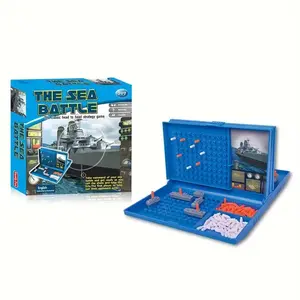 Strategic Board Game for 2 Players, Naval Battleship Challenge for Skill Development, Perfect for Indoor and Outdoor Family Fun, Strategy Board Game