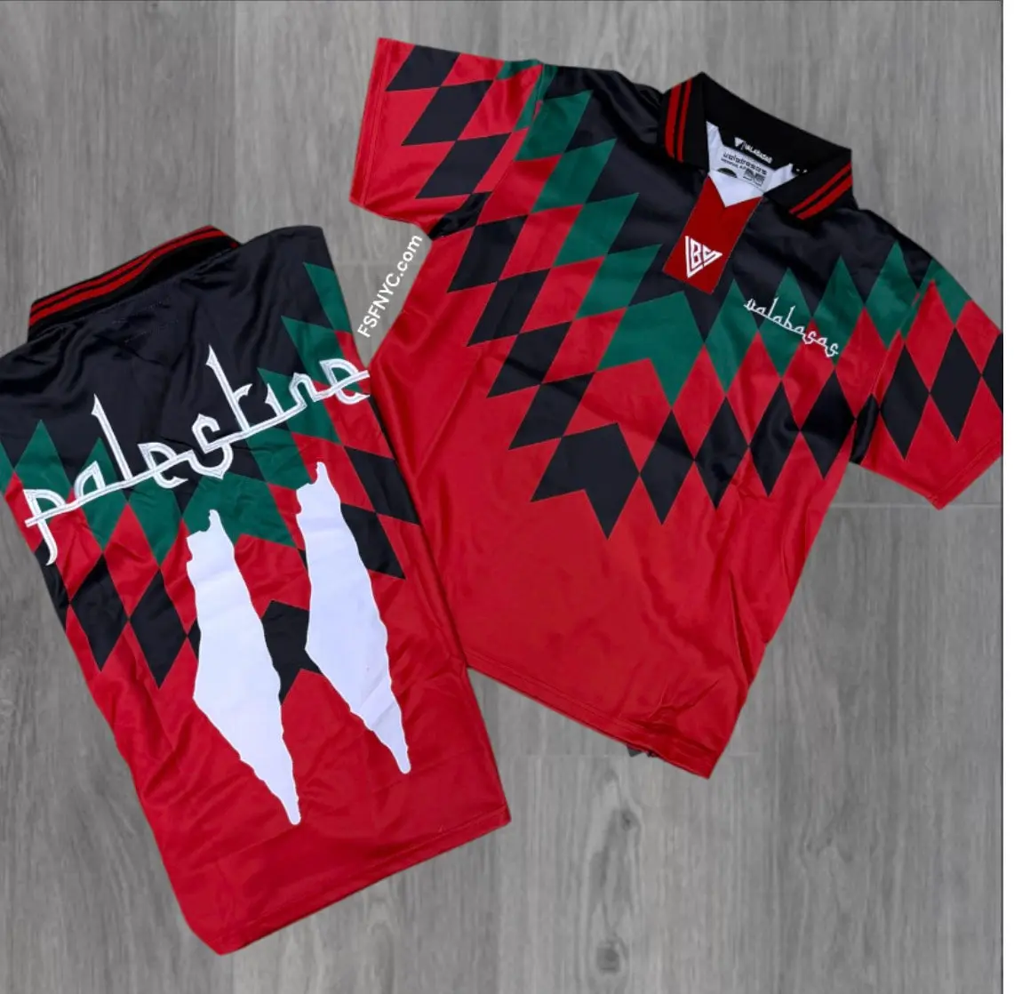 Valabasas - The Net Jersey Top - Red Multi - 1007