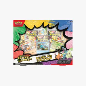 Pokemon English ME2.5 Ascended Heroes First Partners Deluxe Pin Collection CARDS LIVE OPENING