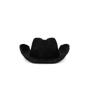 Nikki Beach Diano Cowboy Hat in Black