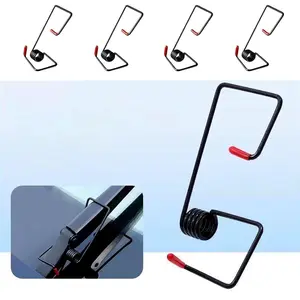 Windshield Wiper Arm Pressure Spring Booster - Wiper Arm Puller Tool for Improved Visibility in Rain/Snow - Enhance Wiper Performance - Easy Installation 4PCS Wiper Pressurizer