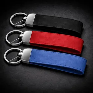 Car logo suede key chains Car logo suede key chains
