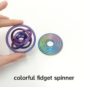 1pc Individually Packed 3D Printed Stress-Relief Rotating Fidget Ring, Suitable as a Valentine's Day/Christmas Stress-Relief Gift, Anxiety Relief Stress-Relief Gift for Adults