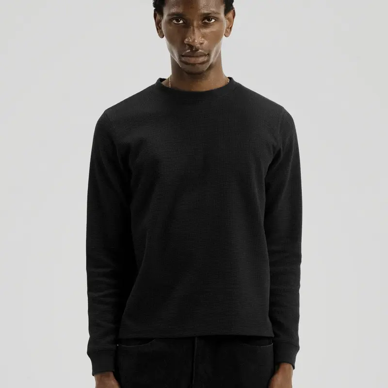'Black' Thermal Long Sleeve