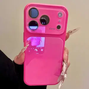 Premium Phone Case with Built-in Screen Protector for iPhone 17/16/15/14/13/12 Pro Max Crystal Glass Full-Coverage Shock-Resistant Case for iPhone 16 Pro