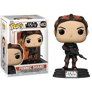 Funko Pop! Fennec Shand Mandalorian 483 Vinyl Figure in PopShield Protector