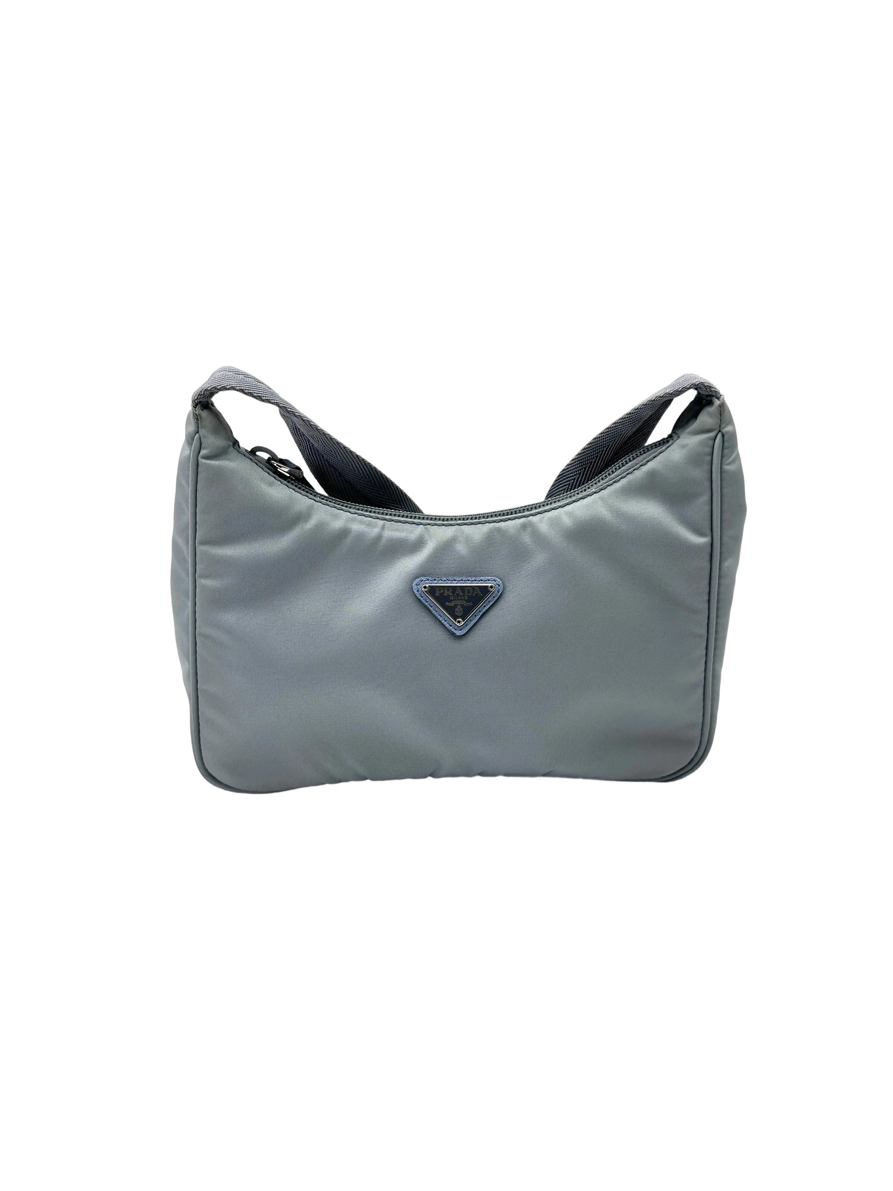 Pre-owned PRADA nylon Shoulder Bags 2005 Re Edition Blue Shoulder Bag PR452