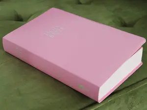 NIV Gift and Award Bible (Leather-Look Pink Edition) – Red Letter Comfort Print