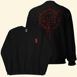 Embroidered Bloodless Astarion Sweater, Baldur's Gate 3 Sweatshirt, Gifts for Gamers, Astarion BG3