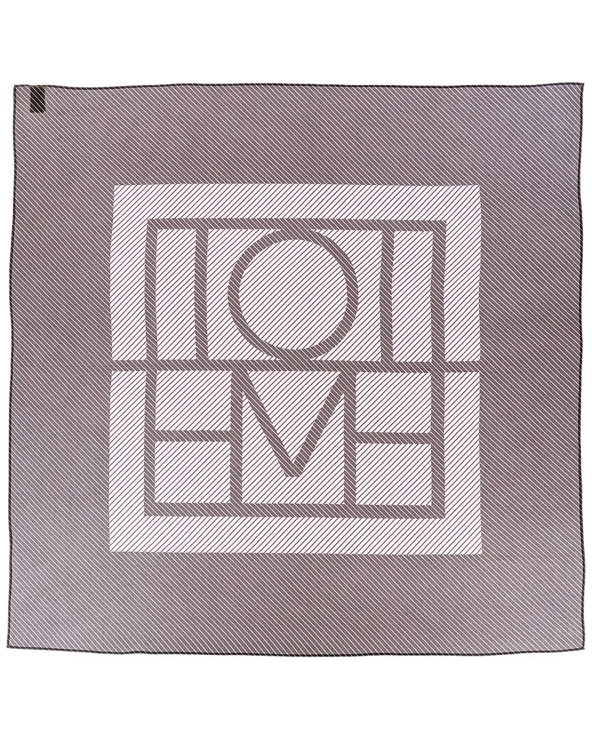 TOTEME Monogram Silk Scarf
