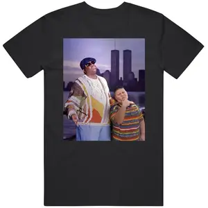 The Rizzler And Biggie New York Rapper Costco Guys Tiktok Meme Joke Gift T Shirt, 100% Cotton, Crew Neck, Slight Stretch, Breathable & Wear-Resistant, All-Season Short Sleeve Tee, Perfect for Outdoor & Daily Fashion Oversized GraphicHL8