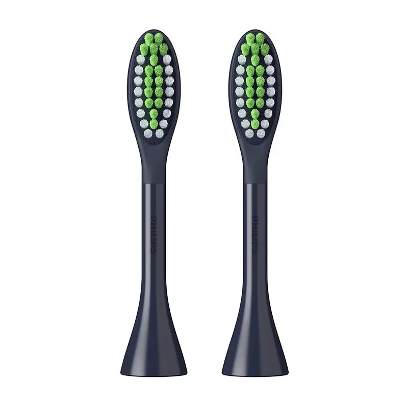 PHILIPS | One by Sonicare 2pk Brush Heads, Midnight BH1022/04 Handle