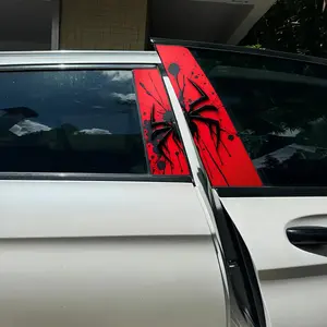 Spider Web Pattern Car Sticker, Waterproof & Anti-scratch Car Sticker, Self-adhesive Car Exterior Decorative Sticker for Car, Truck, SUV, Car Decals