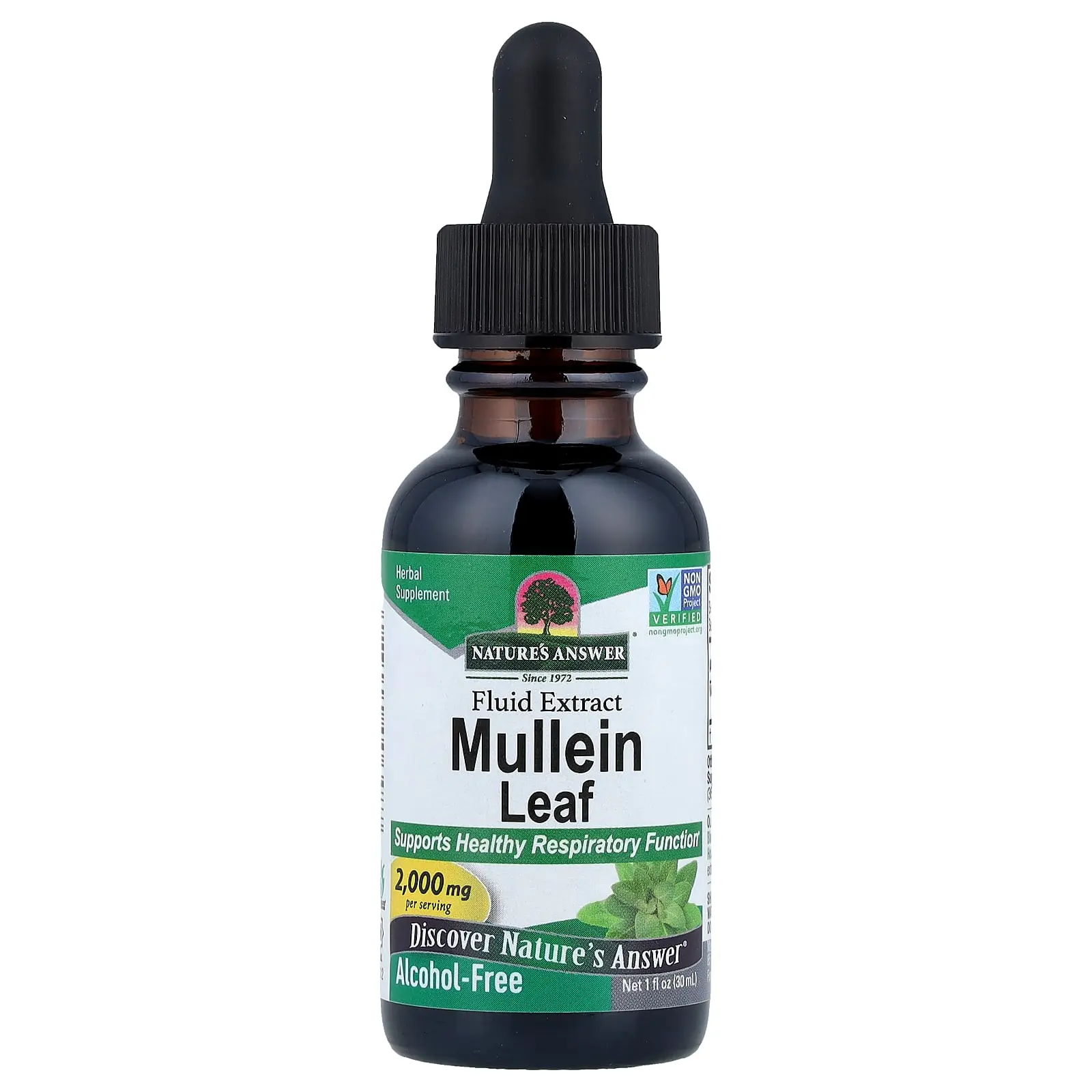 Nature's Answer Mullein Leaf, Fluid Extract, Alcohol-Free, 1 fl oz (30 ml) Nature's Answer Mullein Leaf, Fluid Extract, Alcohol-Free, 1 fl oz (30 ml)
