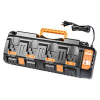 4 Port Charger Black