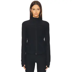 Beyond Yoga Spacedye Trails Active Jacket in Darkest Night