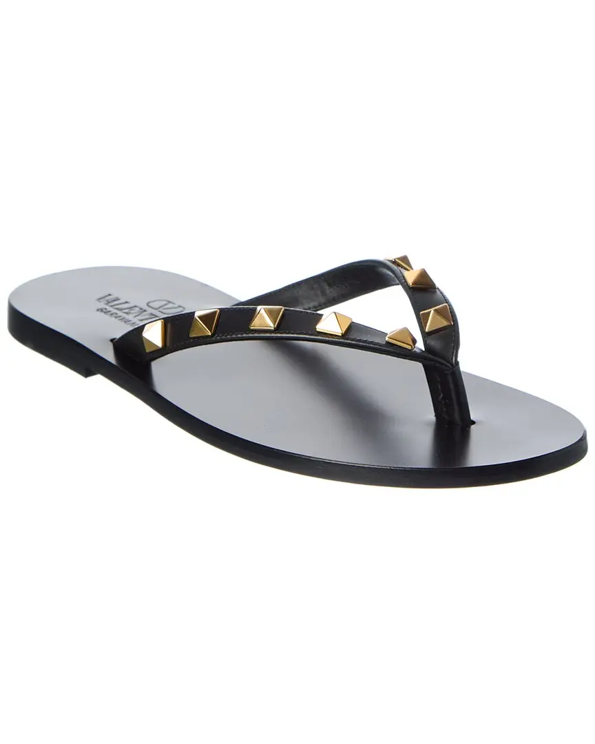 Valentino Rockstud Leather Sandal