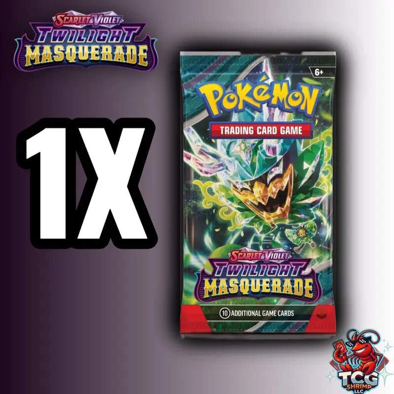 Twilight Masquerade Pokemon Booster Pack *LIVE RIP*