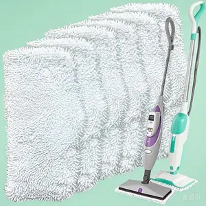 6 Pack Reusable Steam Mop Pads for Shark Models SK410 SK435CO S1000 S1000A SK460 SK140 SK141 S3101 S3250 S3251 – Washable Microfiber Pads with High Absorbency – Compatible with Steam Mop Cleaners – Durable Non-Slip Design