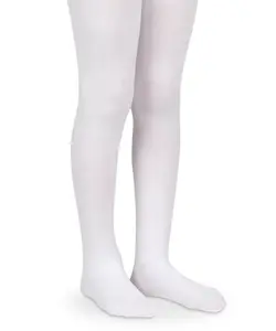 Jefferies Seamless White Microfiber Tights