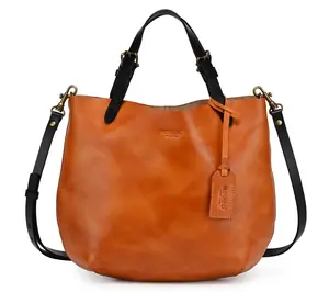 Old Trend Island Leather Mini Tote with Crossbody Strap