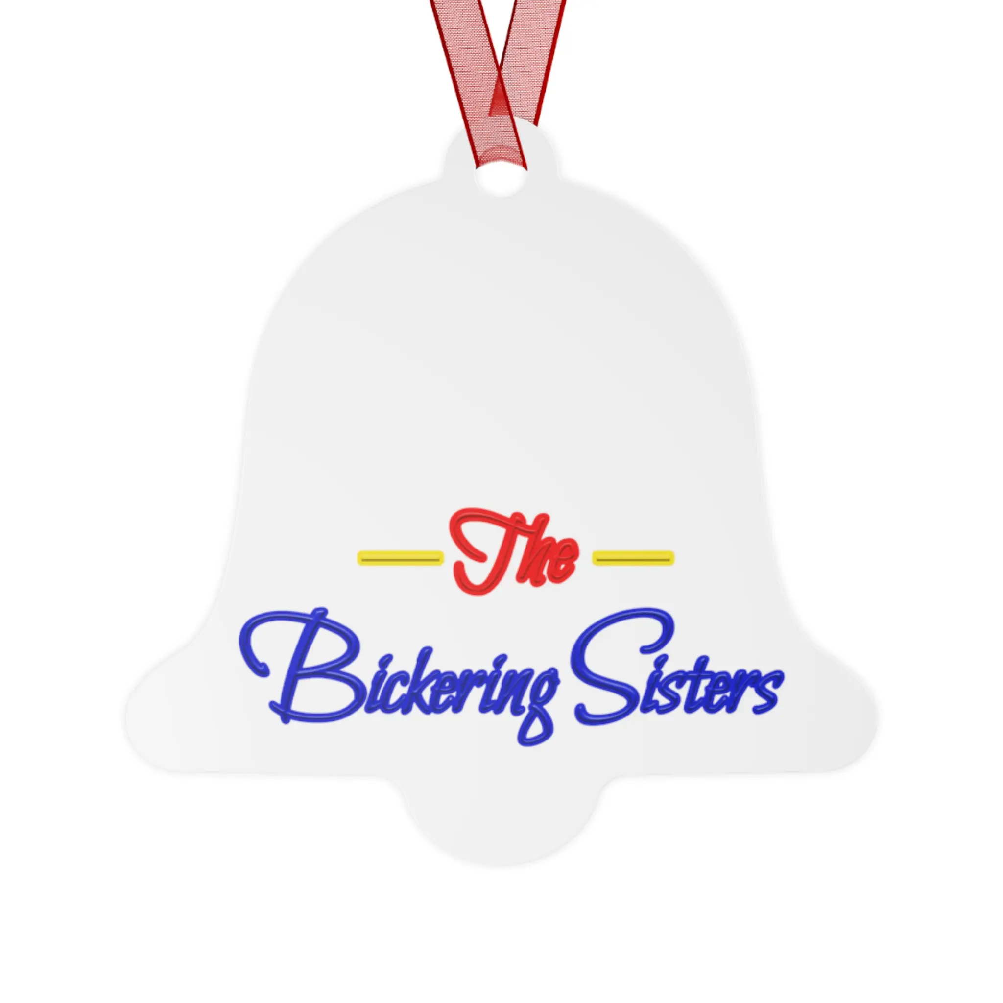 Personalized Metal Ornaments - Christmas Decor, Gift Tags, Holiday Keepsakes, Bell Ornaments, Custom Family Ornaments Aluminium Glossy Oval Decoration