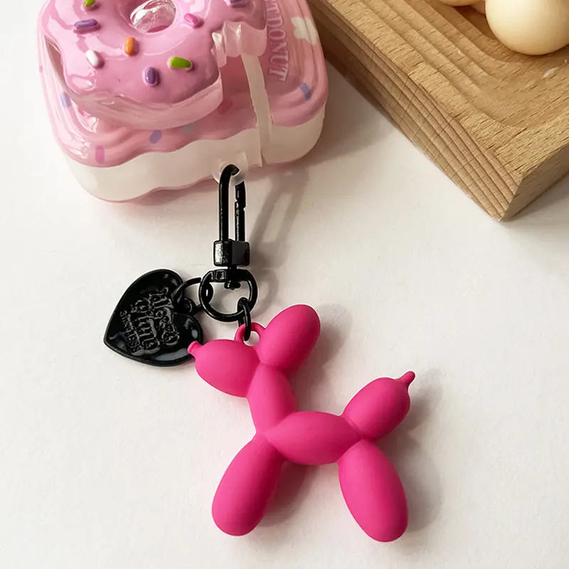 Candy Color Balloon Dog Keychain, Unisex Daily Wear Decoration, Couple Keychain, DIY Bag Charm, Keychain For Bags, Fashionable and Elegant, Birthday Party Gift, Cute Keychain, Stylish Keychain, Cute Keychain Accessory