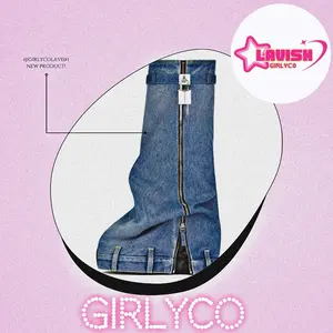 Women's Denim Stompers Boots - Perfect for Any Occasion - Womenswear, Jean