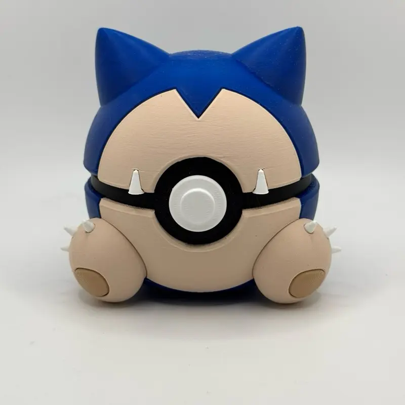 Snorlax Themed Pokeball - Decorative Themed Poké Ball, Ideal for Collectors