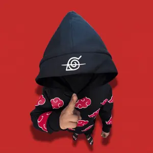 ITACHII UCHIHAA, AKATSUKI BASED HOODIE! ANIME WEAR Sharingan Sweaters